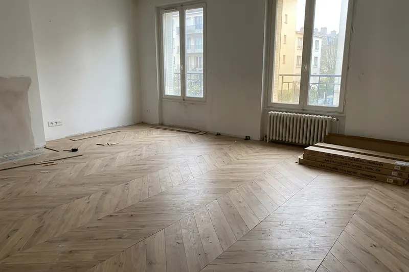 Sols — exemple de rénovation intérieure